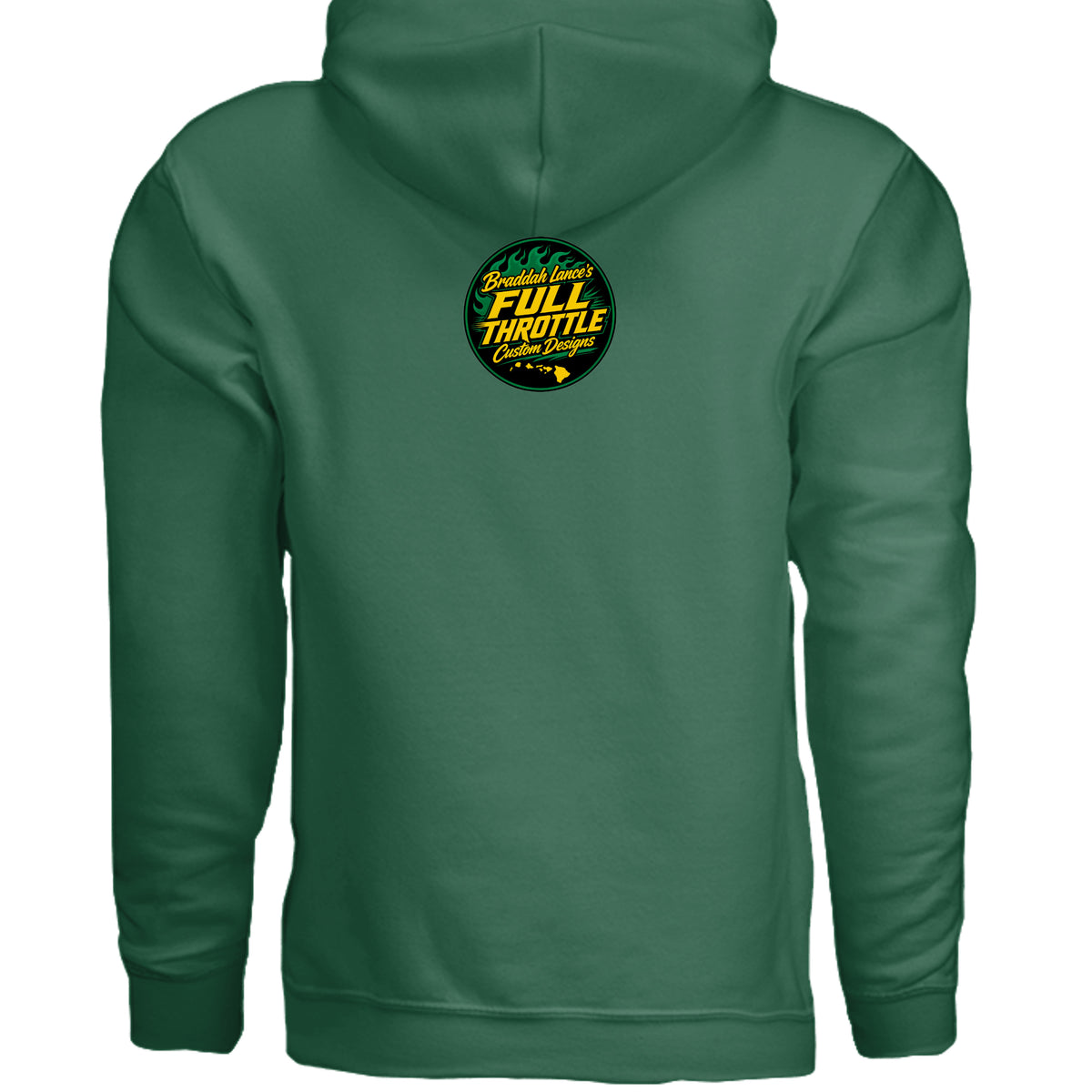 Fan Dark Green - G185 - BACK