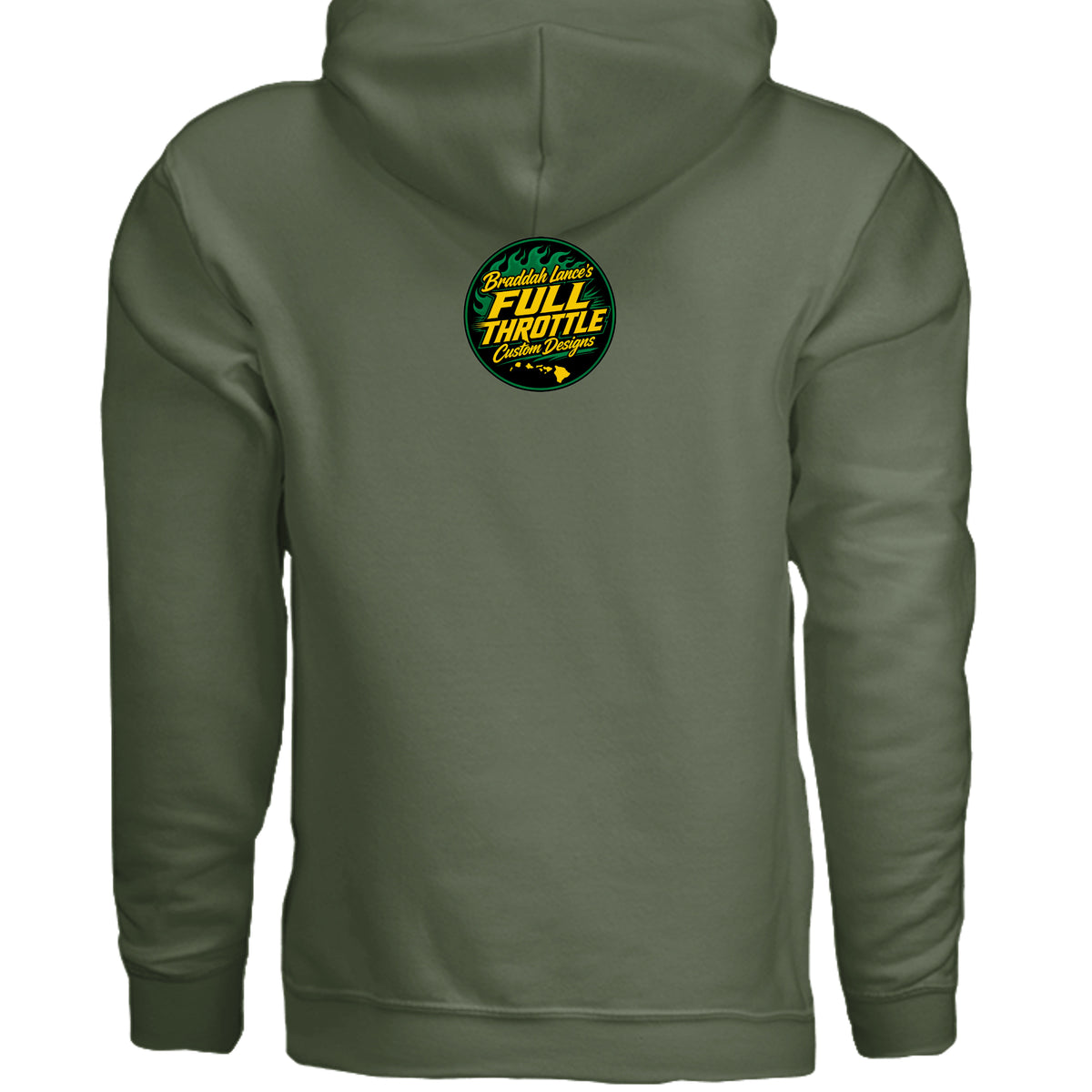 MILITARY GREEN - G185 - BACK