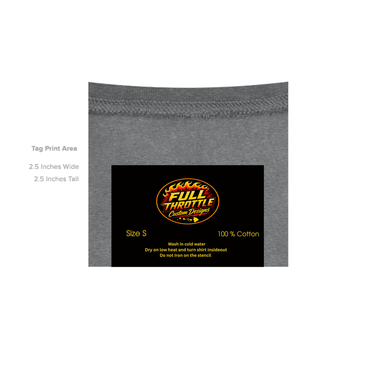 Fan Charcoal Heather - G185 - INSIDE_TAG_LINE