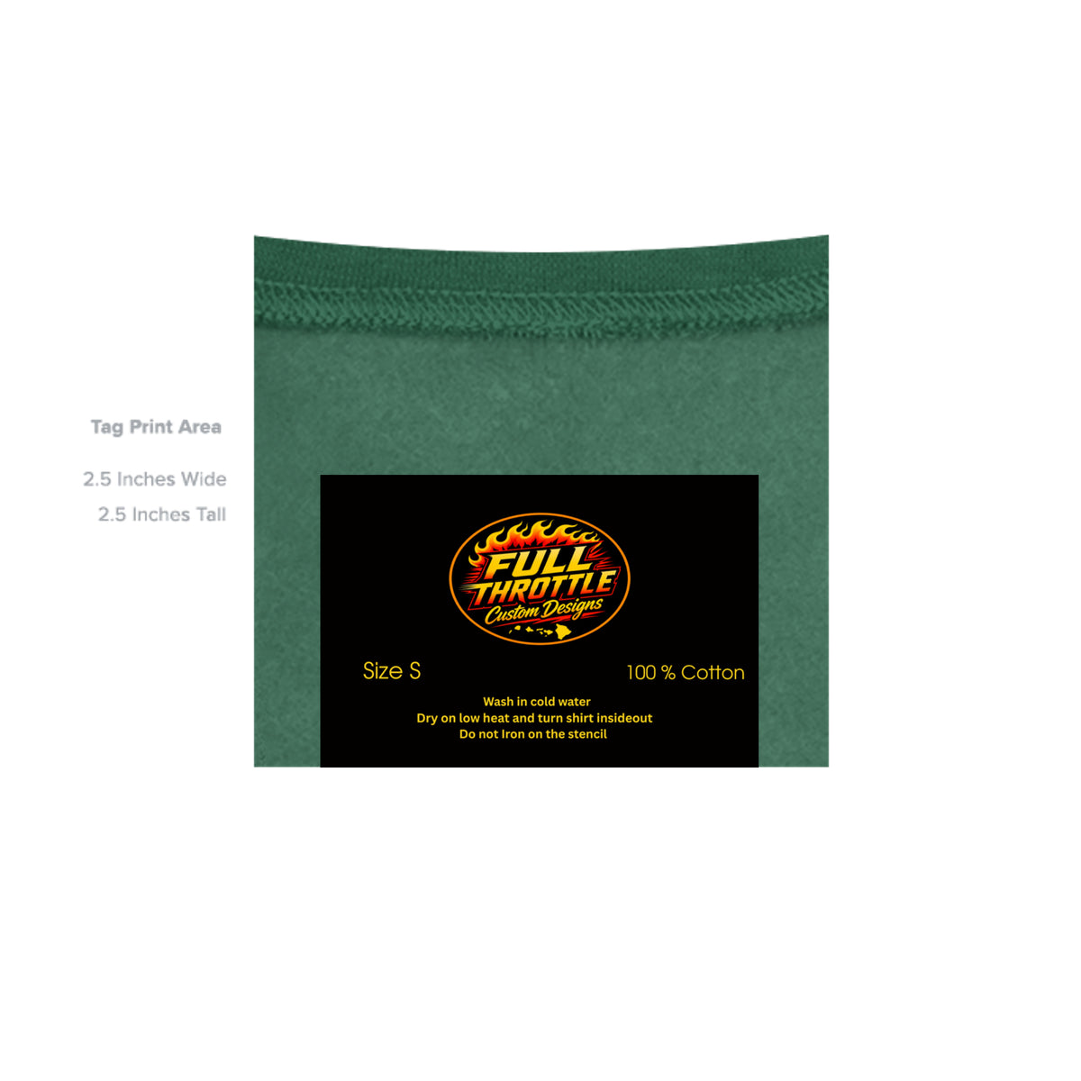 Fan Dark Green - G185 - INSIDE_TAG_LINE