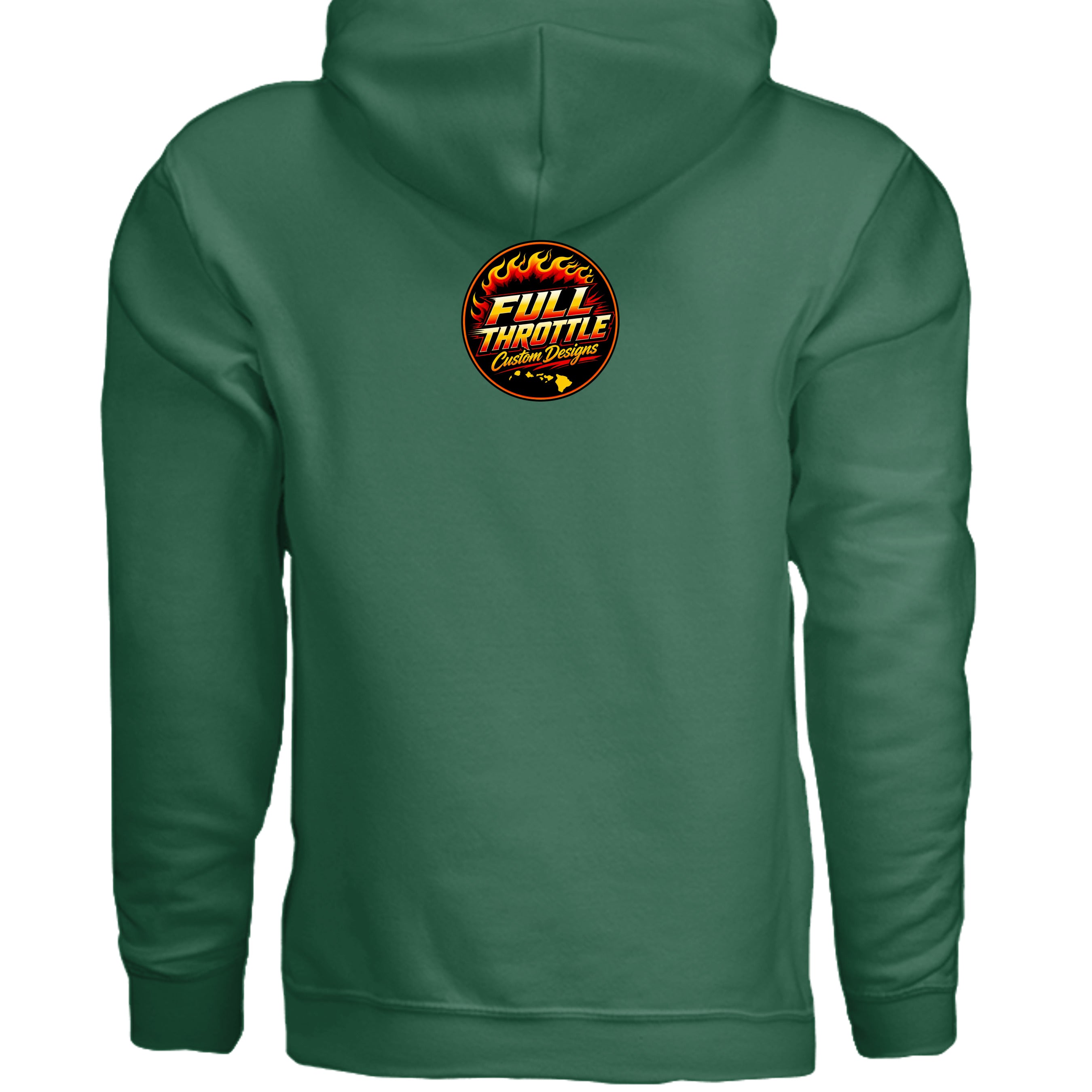 Fan Dark Green - G185 - BACK